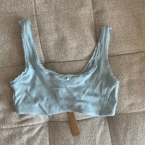 Brand new skims logo pointelle bralette with tags